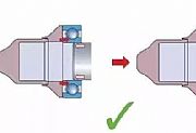 轴承的安装方式,以及错误安装示范